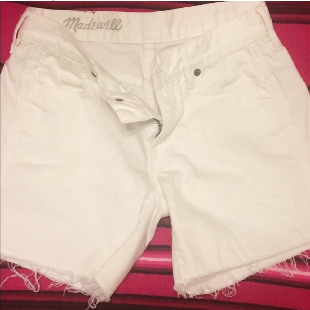 White Denim Madewell Shorts